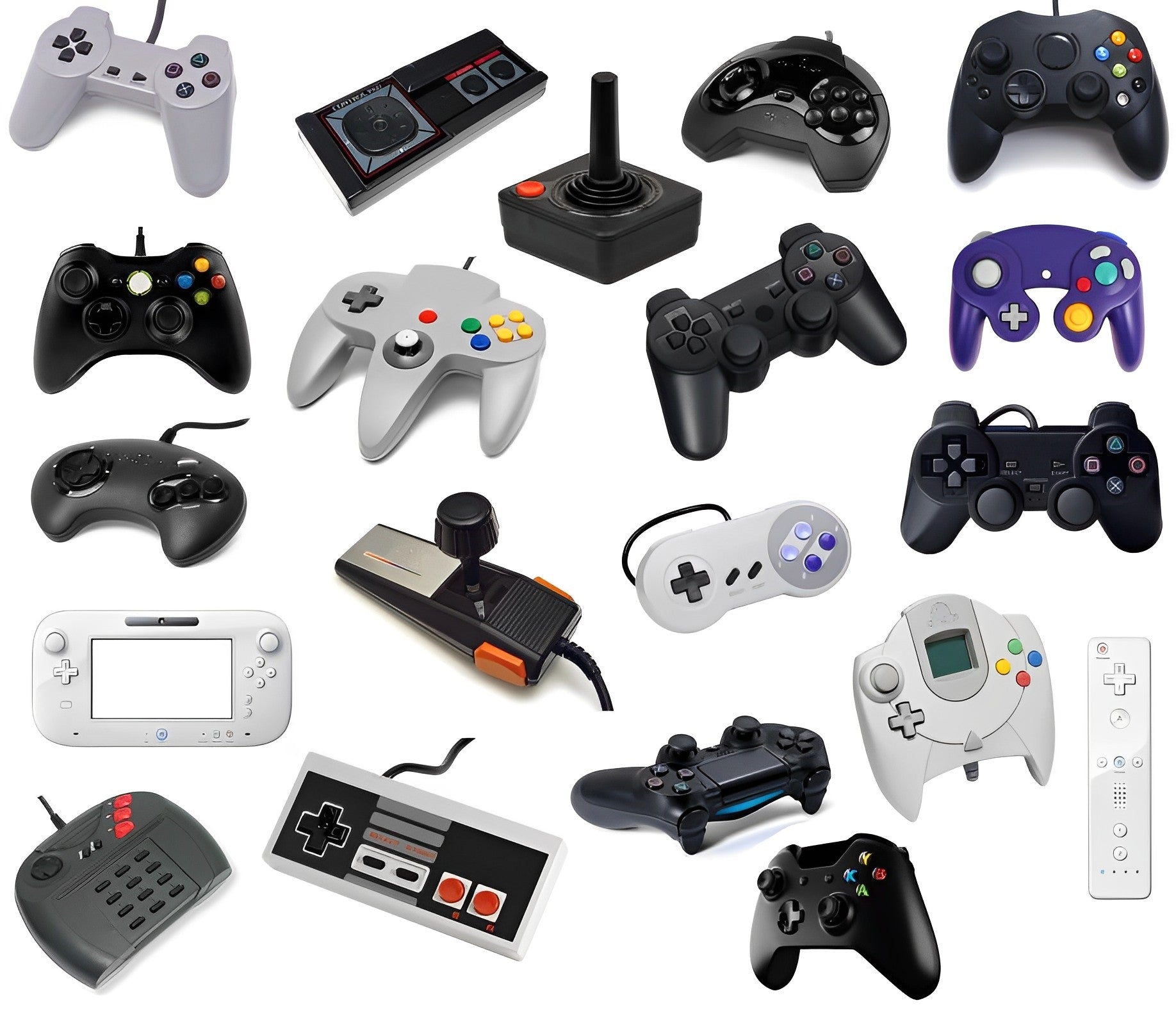 The Evolution Of The Video Game Console Controller From Simple Joysti The Evolution Of The Video Game Console Controller From Simple Joysti