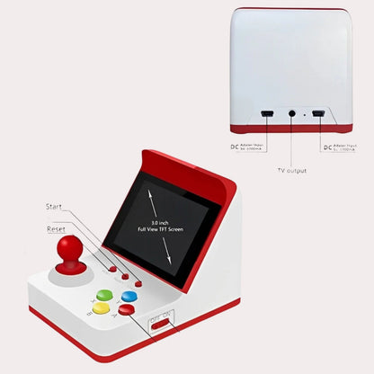 Retro mini arcade video game console