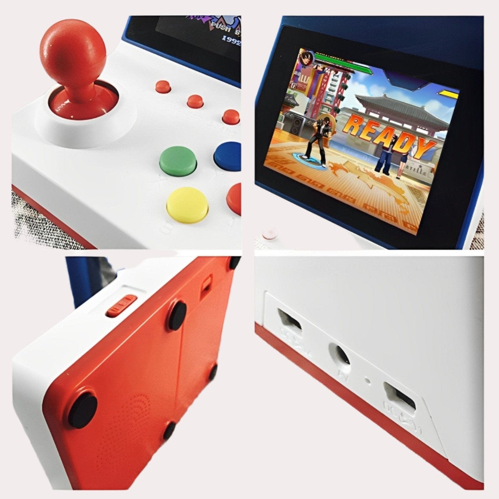 Retro mini arcade video game console