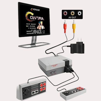 Mini NES console for TV with retro video games