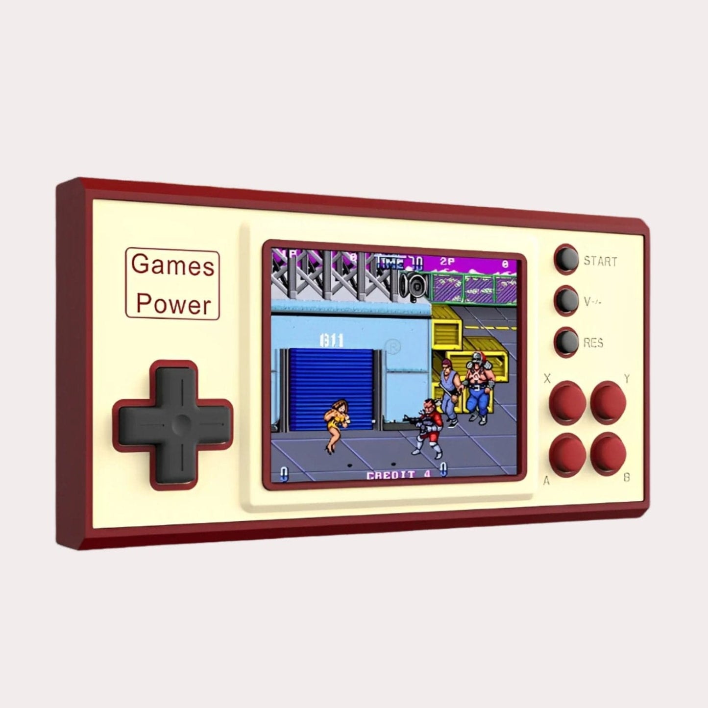 old school retro video game portable console