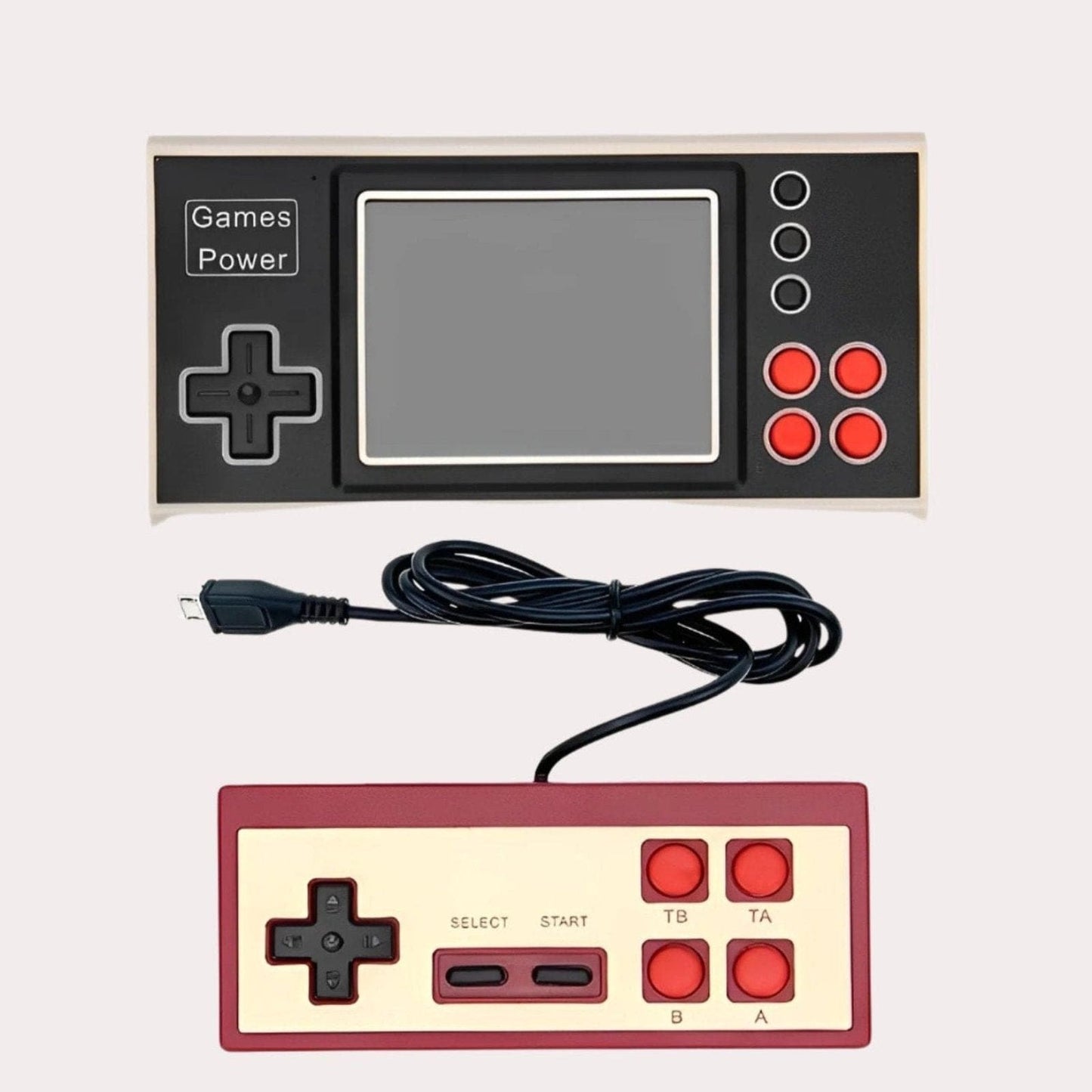 old school retro video game portable console