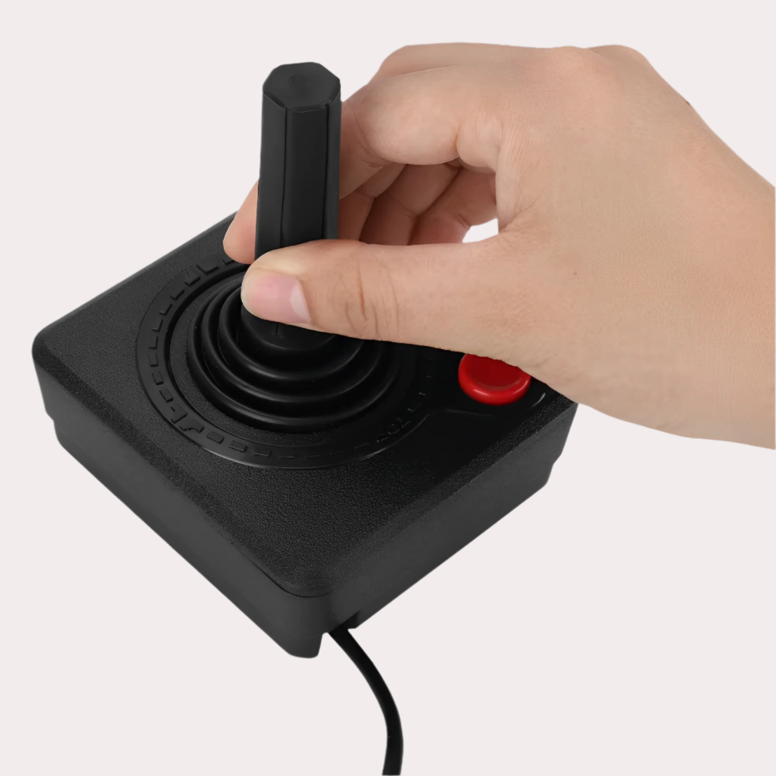 Retro joystick for Atari 2600 hands