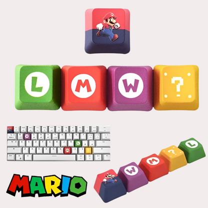 Super Mario keycaps full