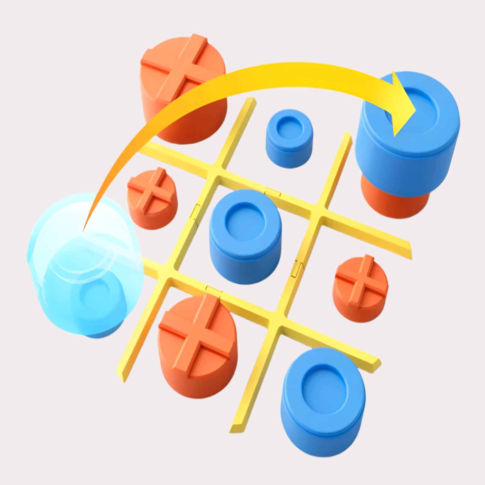 Super TIC-TAC-TOE BOLT Console game