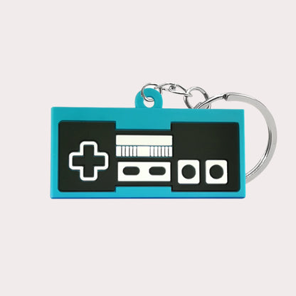 controller keychain NES blue