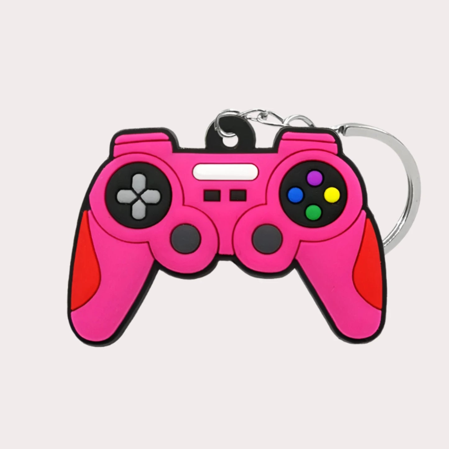 controller keychain PS5 pink