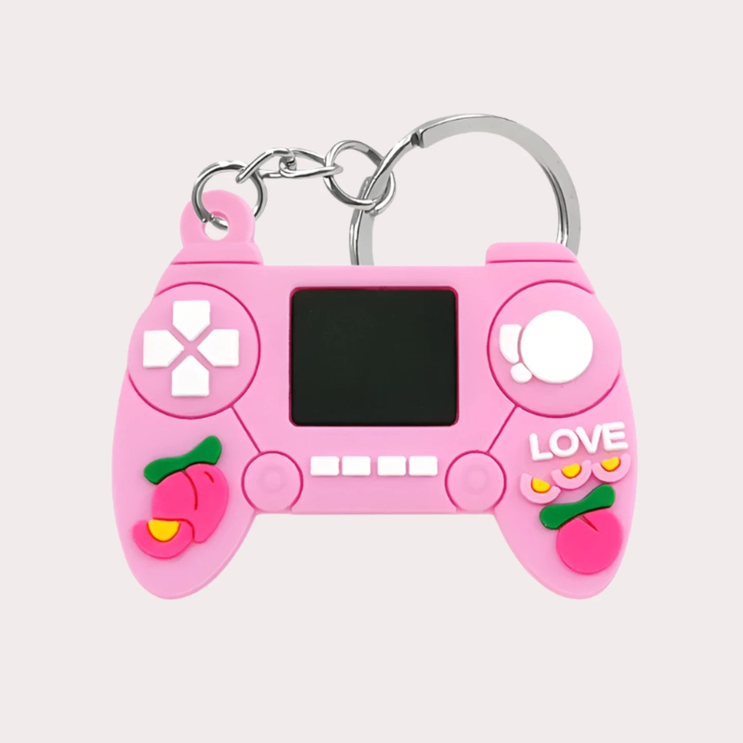 controller keychain pink