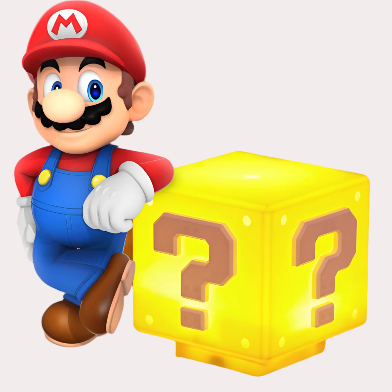 super mario question block light